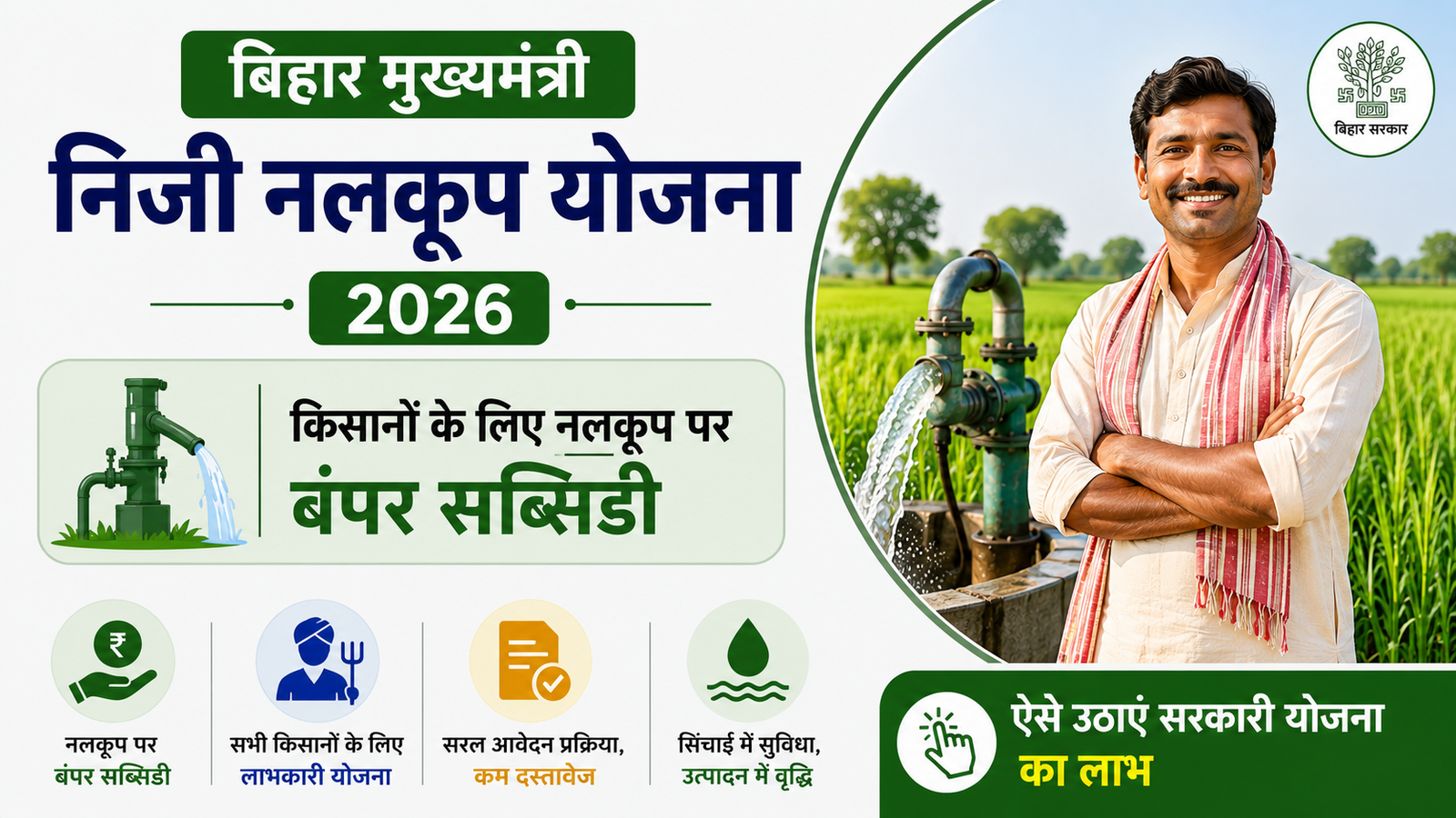 Bihar Mukhyamantri Niji Nalkup Yojana 2026