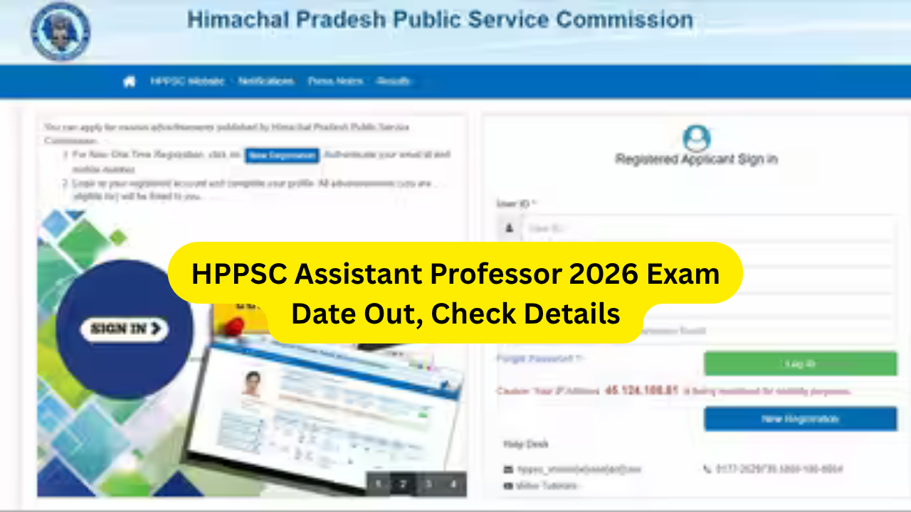 HPPSC Assistant Professor 2026 Exam Date Out, Check Details
