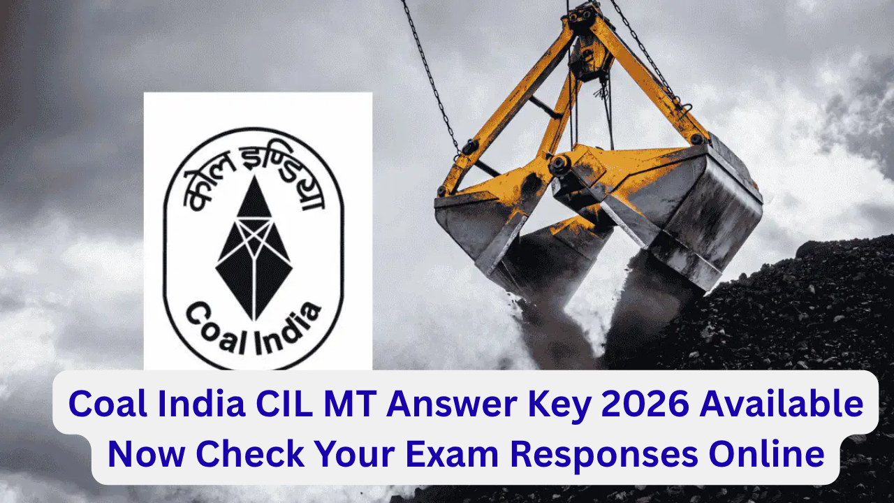 Coal India CIL MT Answer Key 2026