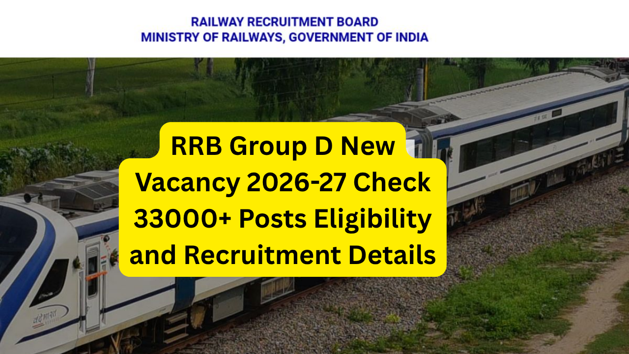 RRB Group D New Vacancy 2026-27