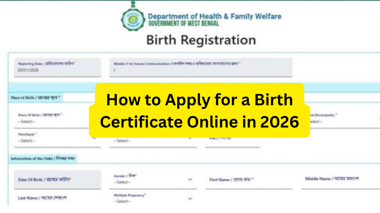 How to Apply for a Birth Certificate Online in 2026
