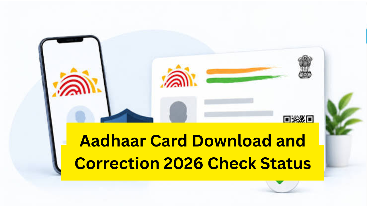 Aadhaar Card Download and Correction 2026 Check Status